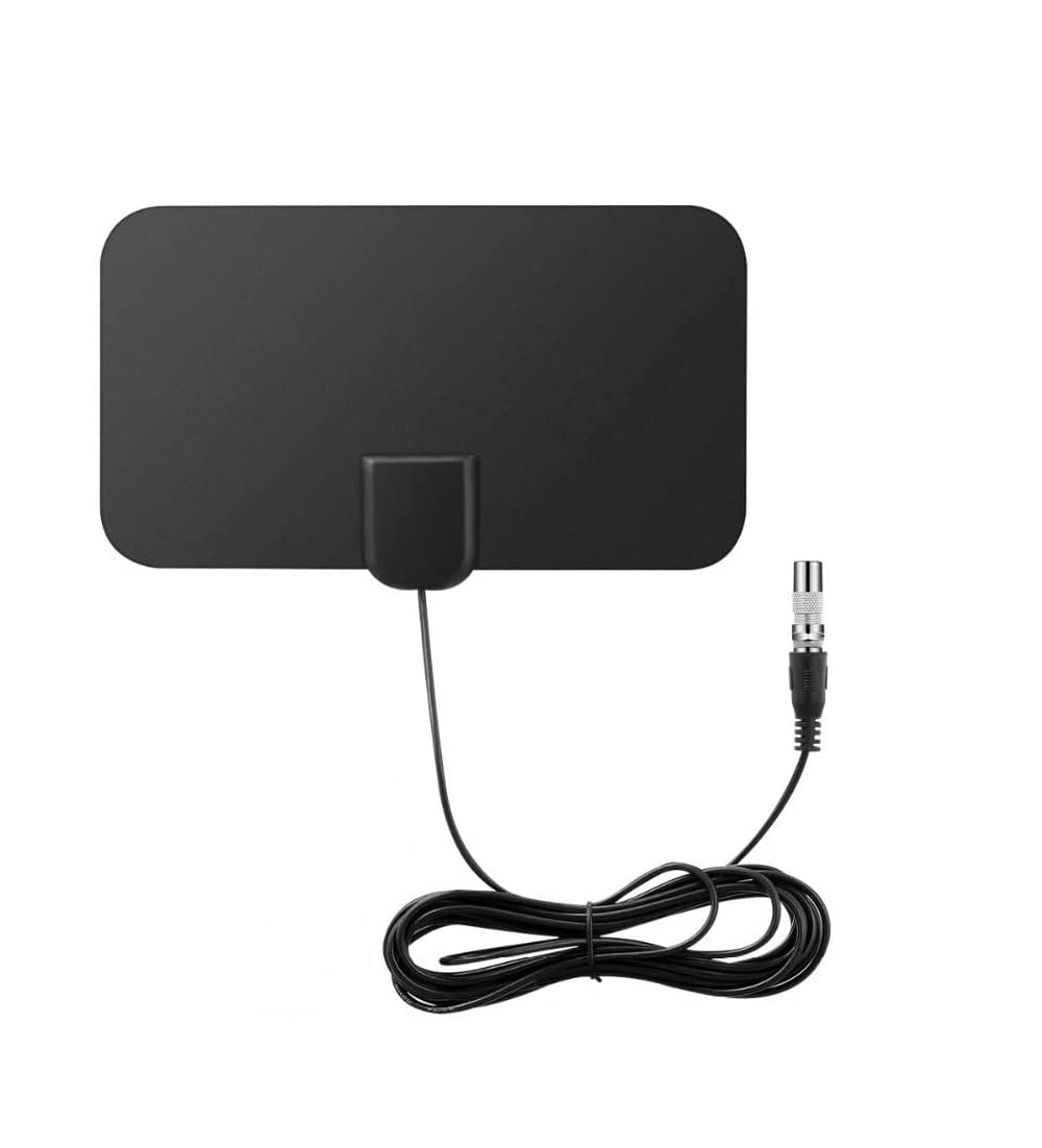 Fasizi Indoor Mini Digital TV Antenna 50 Mile Range Signal Amplifier F-TV Compatible HDTV 4K