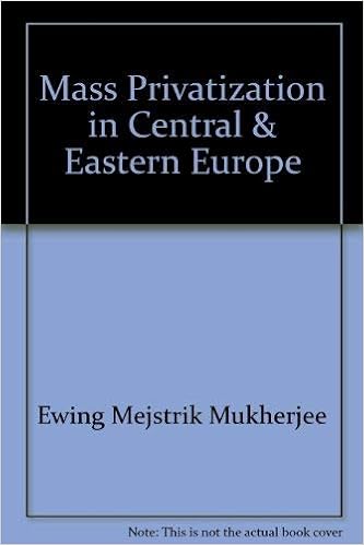 Mass Privatization In Central And Eastern Europe And The Former Soviet Union A Comparative Analysis Russian Edition Ewing Andrew Mejstrik Michal 9780821338803 Amazon Com Books