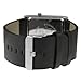 Geneva Platinum 7776 Dual Face Genuine Leather Watch-Blk/Blk