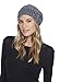 Barefoot Dreams CozyChic Lite Ribbed Beanie Heathered Indigo/Stone