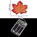 4 Packs Fall Decor Maple Leaves Lighted Garland Home Decorations - Thanksgiving String Lights 39.37Ft/100LED Autumn Halloween Party Ornament ( Batteries Not Included)