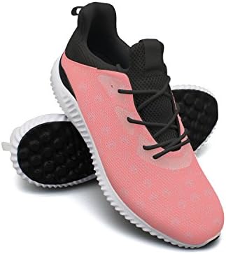 ipdterty Training Pattern With Cute Dogs Paw And Bones Attractive Women Casual Athletic Shoes