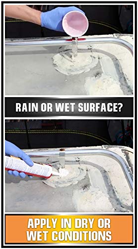RV Flex Repair Self Leveling Caulking Lap Sealant | White | 4 - 10 oz Tubes of RV Caulk | RV Sealant and Exterior Caulking | For Rubber Roof | EPDM | RV Leveling | Camper Caulking | Camper Sealer - Thumbnail 4