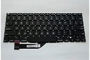 LaptopKing Replacement Keyboard for MacBook Pro 15" Inch A1398 2012 2013 2014 2015 Series Black US Layout Fits MJLQ2 MJLT2 ME