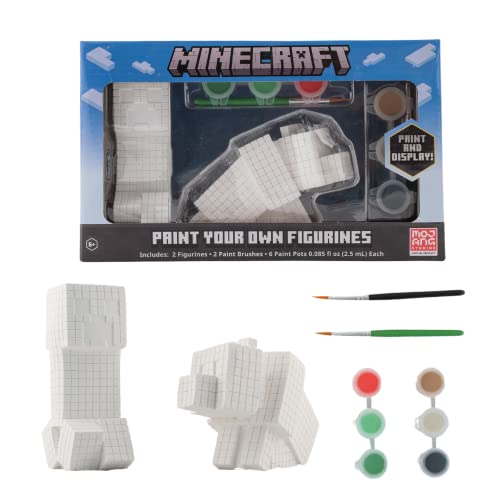 Minecraft Paint Your Own Figurines Arts And Crafts Set For Boys And