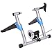 Goplus® Bike Trainer Stand Portable Exercise Bicycle Trainer Stationary Magnetic Resistance Machine, Quiet Smooth Pedaling, Adjustable 8 Levels, Silver