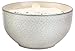 Paddywax Candles Boheme Collection Soy Wax Candle in Hand Painted Ceramic Bowl, Sea Salt & Sage 7-Ounce
