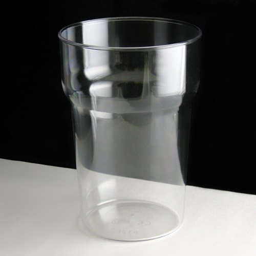 Virtually Unbreakable Polycarbonate Nonic Plastic Pint Glass (Pack of 10)
