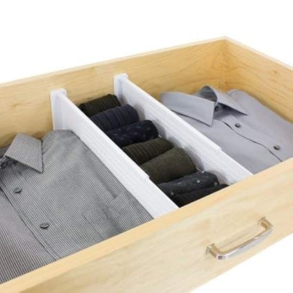 Buy Gbex Drawer Dividers For Adjustable Expandable White Drawer
