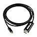 XF TIMES USB C to HDMI Cable USB 3.1 Type C Male (Thunderbolt 3 Compatible) to HDMI Male 4K x 2K Cable for the 2016 MacBook Pro, Chromebook Pixel, Samsung Galaxy S8/S8 Plus etc. (6 Feet/1.8 Meters)