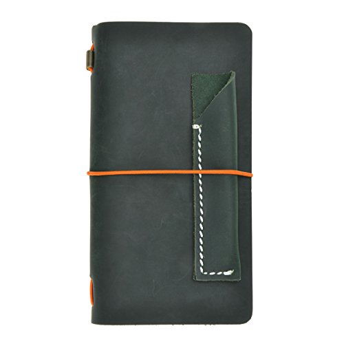 Zlyc vintage handmade refillable leather travelers jour…