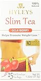 Hyleys Tea Slim Tea, Goji Berry, 1.32 Ounce 25 Tea Bags