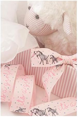 Anniversary House It's a Girl Cake Ribbon Reel, Pink
