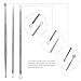 RUIMIO Blackhead Tweezers Pimple Popper Tool Comedone Extractor Stainless Steel for Acne Blemish Whitehead Zit 5 PCS