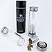 SilverOnyx Tea Infuser Bottle - Insulated Glass Tumbler Double-walled w/Stainless Steel Strainer Mesh Filter for Loose Leaf or Ice Tea, Brew Coffee, Juice, Portable & Leak Proof - 14oz Infuser