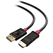 Cable Matters 4K DisplayPort to HDMI 4K Adapter Cable (4K DP to HDMI) 10 Feet primary
