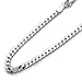 Sterling Silver 3mm Italian Solid Curb Link Chain Necklace(16, 18, 20, 22, 24, 30 Inch)