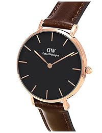 Daniel Wellington Classic Petite Bristol, en negro 32 mm