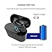 NENRENT S570+ Single Wireless Earbud,Smallest Mini Invisible Wireless Wireless Earpiece Headset Headphone Earphone with Mic Hands-Free Calls for iOS Android Smart Phones 1pcs (Black)…