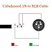 Tisino 3.5mm to XLR Cable Unbalanced Mini Jack 1/8 inch to XLR Male Adapter Microphone Cord - 10ft/3m