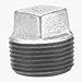 Anvil 8700159703, Malleable Iron Pipe Fitting, Square Head Plug, 1/8