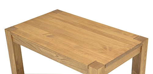 Hochtisch 100x60cm Rio Bonito B- Ware Farbton Honig hell Pinie Massivholz Tisch Bartisch Bistrotisch Stehtisch geölt und… – Bild 4
