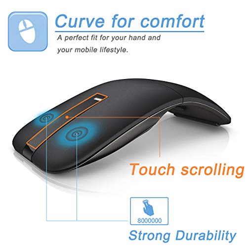 Wireless Mouse with USB Receive for Dell Microsoft PC Computer Laptop