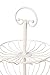 Juvale Large White Fruit Basket for Kitchen Counter, Metal 3 Tiered Fruit Stand for Countertop, Fresh Produce, Fruits and Vegetables, Organization, Storage Rack (18 In)
