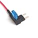 Qiorange 12v Car Add-a-circuit Fuse TAP Adapter Mini ATM APM Blade Fuse Holder Pack of 5