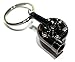 3PC Auto Gift Set - Spinning Turbo Keychain & Rotor Key Chain & Micro Wrench Keychain