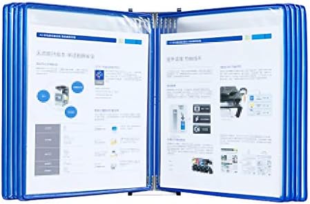 Wall-Mounted Folder - PVC A4 10-Page Data flip Frame - Standard Work Guide Display Stand - 230330mm (Color : C)