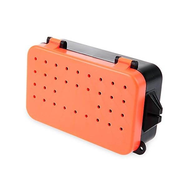 Stylrtop-Earthworm-Bait-Lure-Fishing-Tackle-Box-2-Compartments-with-Wrist-Strap