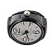 Youyoupifa Arabic Numbers Quartz Alloy Finger Ring Watch (White&Black)