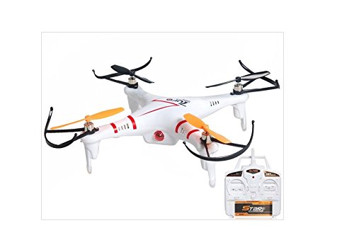 Ribeisi Toys Star Aircraft 2.4GHz 3D 6 Axis Gyro UFO 360 Degrees Eversion RC Quadcopter Aerocraft with Flashing Light (White) Ribeisi Toys Star Aircraft 2.4GHz 3D 6 Axis Gyro UFO 360 Degrees Eversion RC Quadcopter Aerocraft with Flashing Light (White)