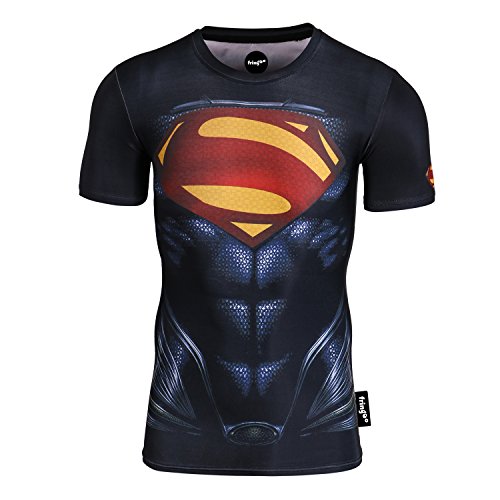 Sleeve Compression Black Superman T Shirt Full Sleeve Mens