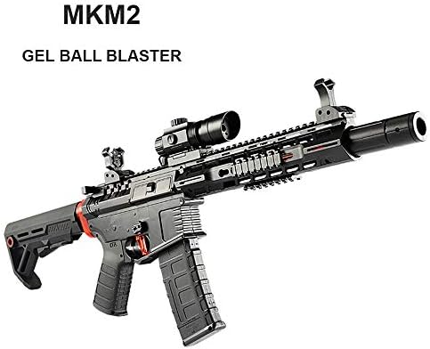 GELRIZTY MKM2 Battery Operated Gel Ball Blaster - Battery Operated Gel Soil Water Crystal Beads Toy Blaster - Safe and Harmless Toy Gun - Cool Emulation Shape