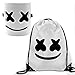 MOLECOLE DJ Mask, Music Festival Helmets,Half Masks Halloween Party Props Costume Masks and A DJ Backpack Black for Child Birthday Gift, Cosplay Prop Party Bar Costume Masks