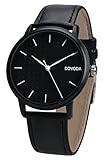 DOVODA Watches for Men Casual Classy Quartz Analog Leather Watch