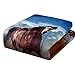 HIG 3D Comforter Set Twin - 2 Piece 3D Running Texas Wild Horse Print Comforter Set Twin Size (D06) - Box Stitched, Soft, Breathable, Hypoallergenic, Fade Resistant -Includes 1 Comforter, 1 Sham