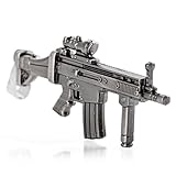 INBLUE Men's Alloy Pendant Necklace Grey Gun Rifle Army Tribal -with 23 inch Chain