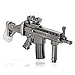 INBLUE Men's Alloy Pendant Necklace Grey Gun Rifle Army Tribal -With 23 Inch Chain