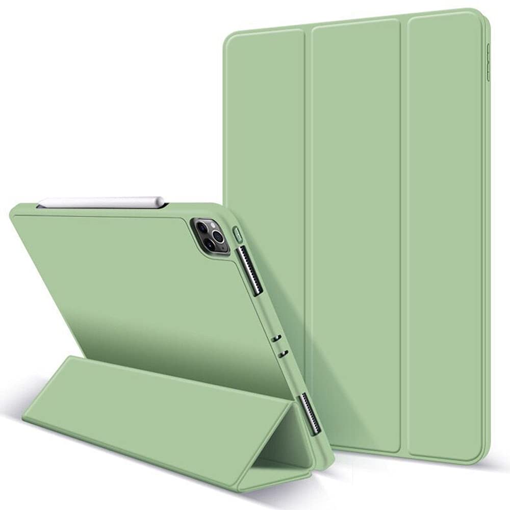 Lobwerk Smart Cover for Apple iPad Air 4 (4th Generation) iPad Pro 11 2020 (4th Generation) 2020 Case Protective Case Stand Case Dark Green
