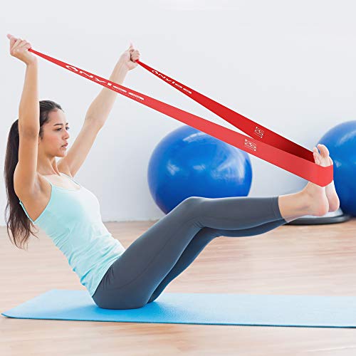 Nylea 3 Pack Resistance Exercise Workout Bands [Free Travel Bag] 12" Latex - Best for Training, Pilates, Stretch, Stretching, Physical Therapy, Yoga, Rehab and Home Fitness (3 Pack) 8 - Thumbnail 3