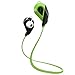 Bluetooth Headphones,ROKER Bluetooth V4.1 Wireless Stereo Sports Earbuds Earphones Headset Headphone for Running Gym Exercise Sweat Proof with Microphone for iPhone iPad Samsung and More (Green)
