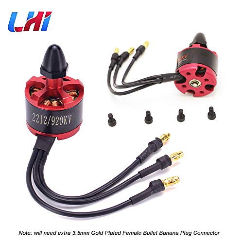 LHI 4x 2212 920KV Brushless Motor (CW / CCW) + 4x SIMONK 30A ESC For DJI Phantom - Thumbnail 4