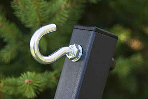 Potenza Gestell Outdoor Hängemattengestell XXL 350cm, 220kg I Ständer Für Hängematten, Wetterfest (Schwarz) – Bild 5