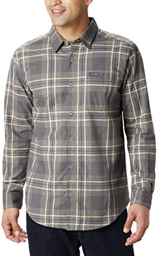 Long Sleeve Flannel Button-Down Shirts 