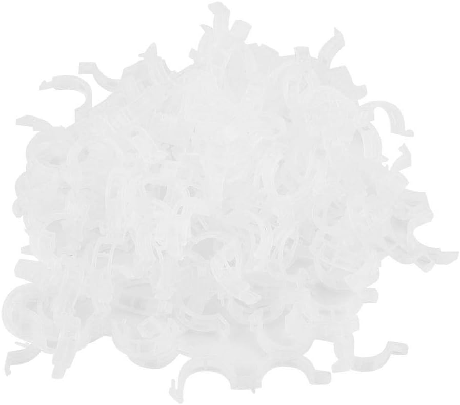 100Pcs Durable Plastic Grafting Clips Fastener Plant Tomato Clip Vines Vegetable Plants Gardening Tools