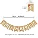 Whaline Thankful Maple Leaves Burlap Banner Autumn Harvest Home Decor Bunting Flag Garland Thanksgiving Day Party Decoration