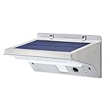 Solar Lights Outdoor, OPERNEE Stainless Steel Motion Sensor 21 LED Bright Wireless Wall Lights, Waterproof Security Light for Patio Yard Driveway Garden Outer Wall Activated Auto On/Off